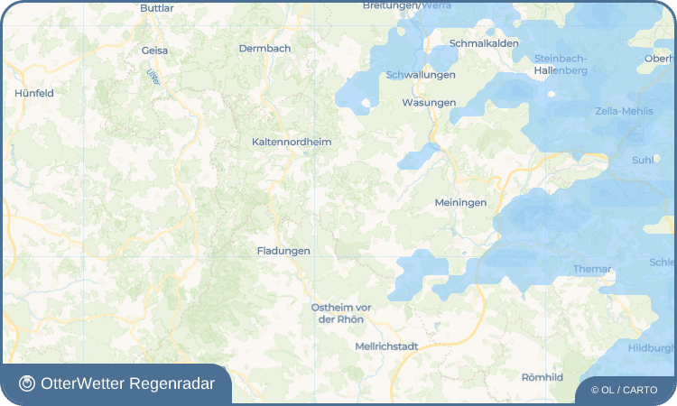 Wetter-Widget-Vorschau mit Vorhersagedaten für Helmershausen