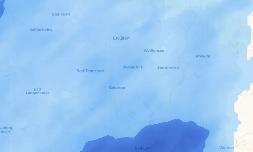 Regenradar Vorschaubild - Aktuelle Niederschläge in Henschleben und Umgebung