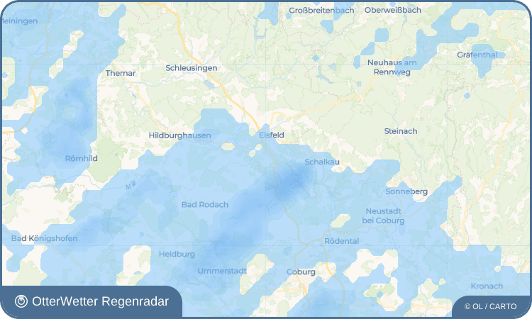 OtterWetter Regenradar-Widget Herbartswind