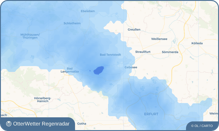 OtterWetter Regenradar-Widget Herbsleben