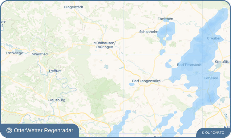 OtterWetter Regenradar-Widget Heroldishausen