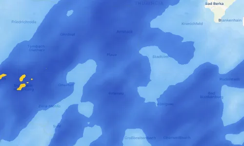 Regenradar Vorschaubild - Aktuelle Niederschläge in Heyda und Umgebung