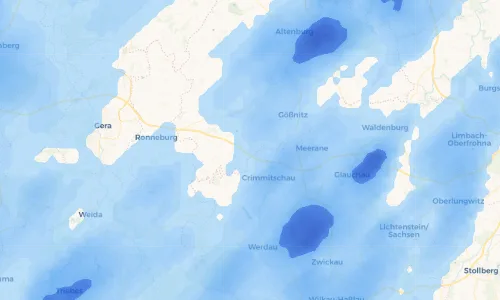 Regenradar Vorschaubild - Aktuelle Niederschläge in Heyersdorf und Umgebung