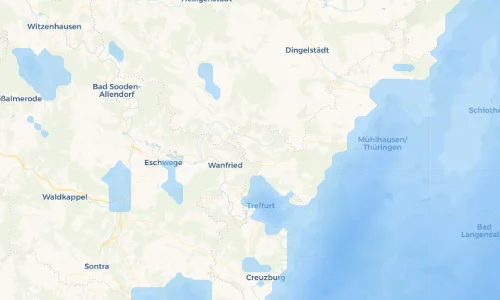 Regenradar Vorschaubild - Aktuelle Niederschläge in Hildebrandshausen und Umgebung