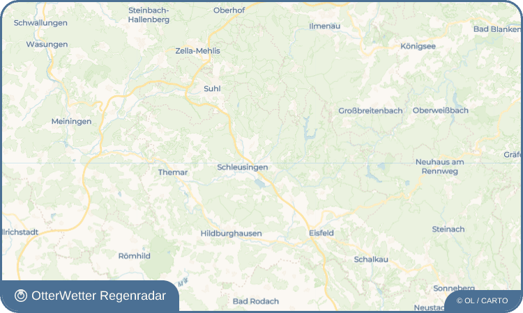 Wetter-Widget-Vorschau mit Vorhersagedaten für Hinternah