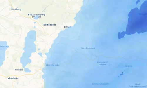 Regenradar Vorschaubild - Aktuelle Niederschläge in Hochstedt und Umgebung