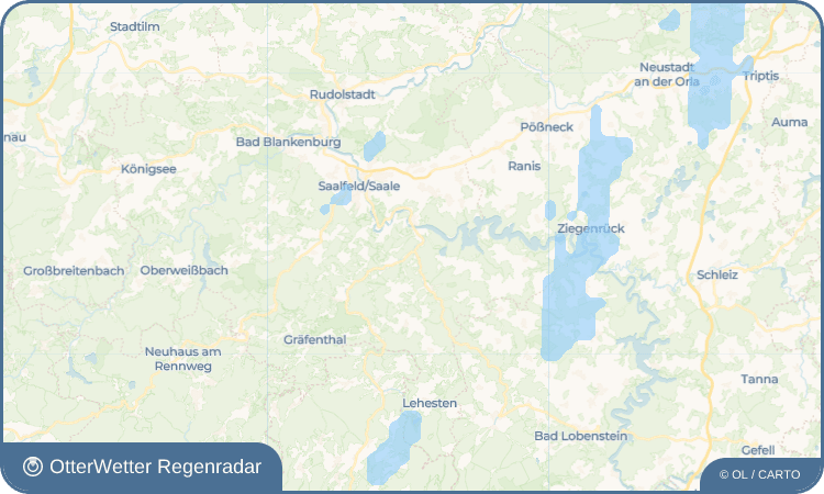 OtterWetter Regenradar-Widget Hockeroda