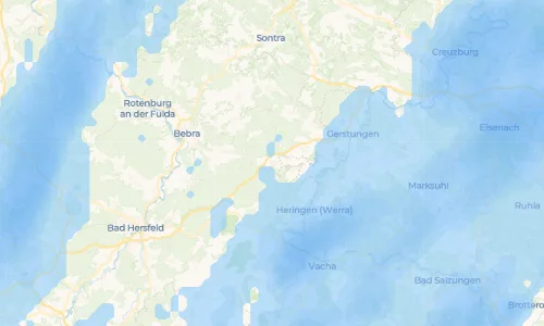 Regenradar Vorschaubild - Aktuelle Niederschläge in Hönebach und Umgebung