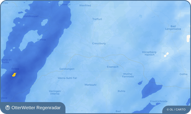 OtterWetter Regenradar-Widget Hörschel