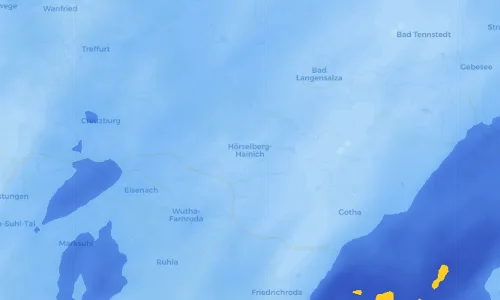 Regenradar Vorschaubild - Aktuelle Niederschläge in Hörselberg-Hainich und Umgebung