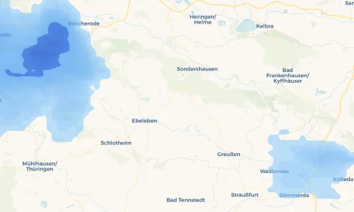 Regenradar Vorschaubild - Aktuelle Niederschläge in Hohenebra und Umgebung