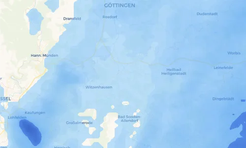 Regenradar Vorschaubild - Aktuelle Niederschläge in Hohengandern und Umgebung