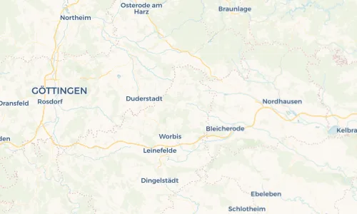 Regenradar Vorschaubild - Aktuelle Niederschläge in Holungen und Umgebung