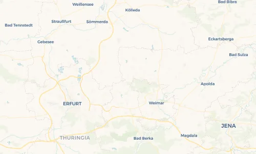 Regenradar Vorschaubild - Aktuelle Niederschläge in Hottelstedt und Umgebung