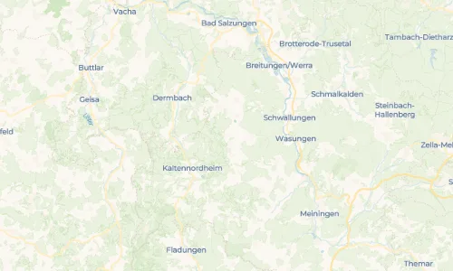 Regenradar Vorschaubild - Aktuelle Niederschläge in Hümpfershausen und Umgebung