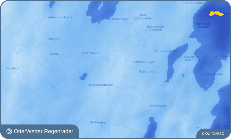 OtterWetter Regenradar-Widget Hümpfershausen