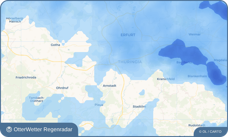 Widget-Vorschau für Ichtershausen Wetter-Widget-Vorschau mit Vorhersagedaten für Ichtershausen