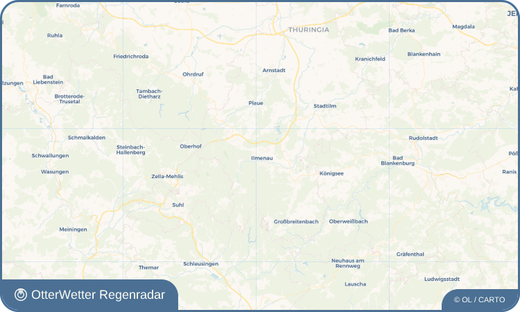 OtterWetter Regenradar-Widget Ilmenau