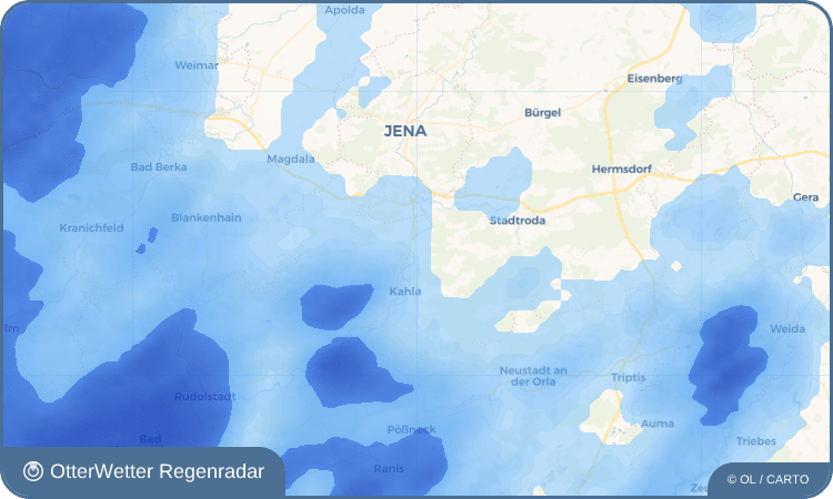 OtterWetter Regenradar-Widget Jägersdorf