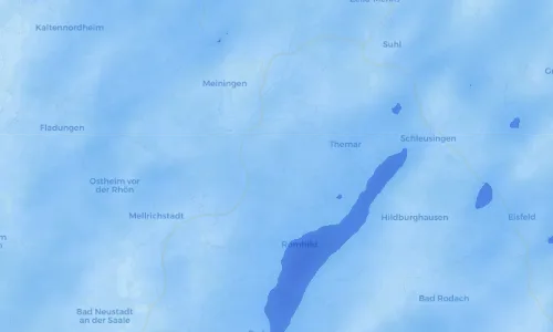 Regenradar Vorschaubild - Aktuelle Niederschläge in Jüchsen und Umgebung