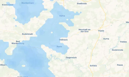 Regenradar Vorschaubild - Aktuelle Niederschläge in Jüdewein und Umgebung