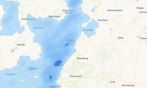Regenradar Vorschaubild - Aktuelle Niederschläge in Kämmeritz und Umgebung