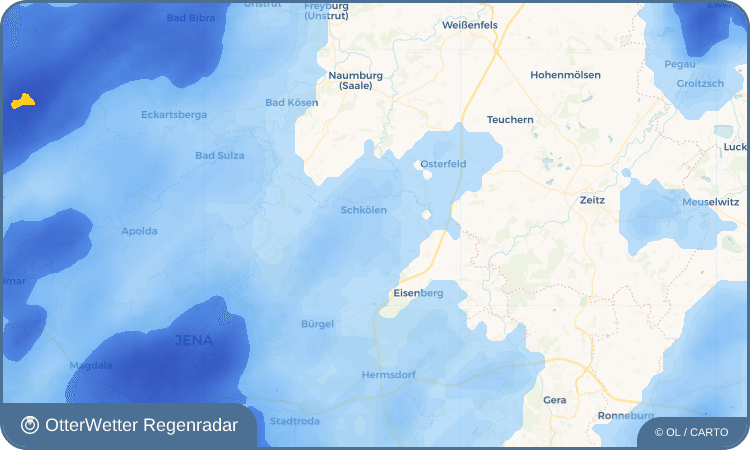 OtterWetter Regenradar-Widget Kämmeritz
