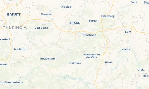 Regenradar Vorschaubild - Aktuelle Niederschläge in Kahla und Umgebung