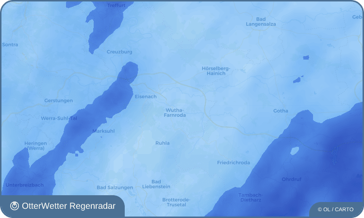 OtterWetter Regenradar-Widget Kahlenberg