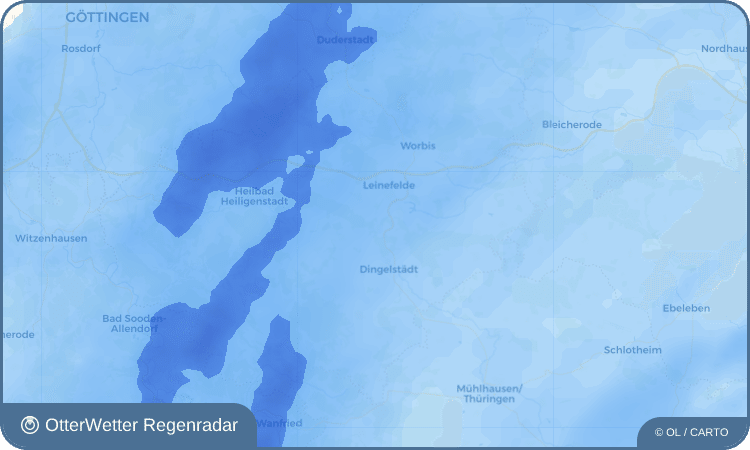 OtterWetter Regenradar-Widget Kallmerode