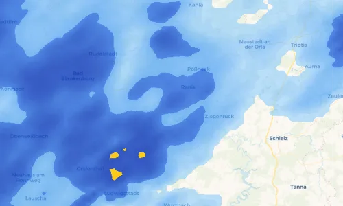 Regenradar Vorschaubild - Aktuelle Niederschläge in Kalte Schenke und Umgebung