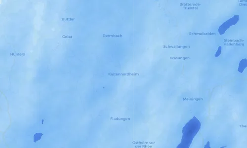Regenradar Vorschaubild - Aktuelle Niederschläge in Kaltennordheim und Umgebung