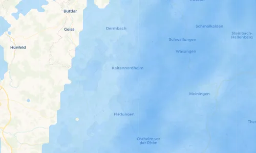Regenradar Vorschaubild - Aktuelle Niederschläge in Kaltensundheim und Umgebung