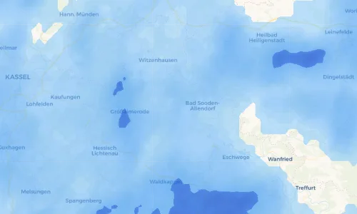 Regenradar Vorschaubild - Aktuelle Niederschläge in Kammerbach und Umgebung