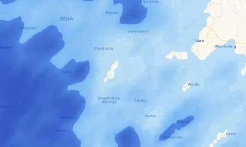 Regenradar Vorschaubild - Aktuelle Niederschläge in Karlsdorf und Umgebung