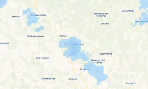 Regenradar Vorschaubild - Aktuelle Niederschläge in Katzberg und Umgebung