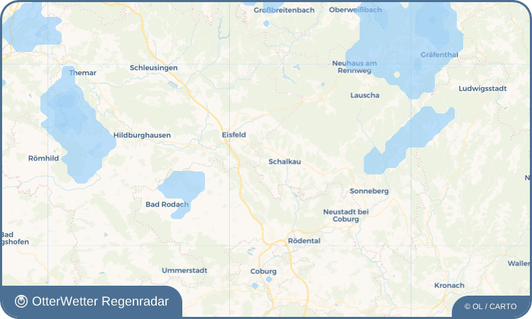 Widget-Vorschau für Katzberg Wetter-Widget-Vorschau mit Vorhersagedaten für Katzberg