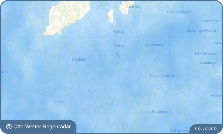 Wetter-Widget-Vorschau mit Vorhersagedaten für Ketten