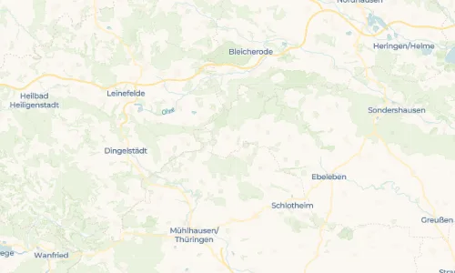 Regenradar-Vorschau: aktuelle Niederschläge in Keula und Umgebung
