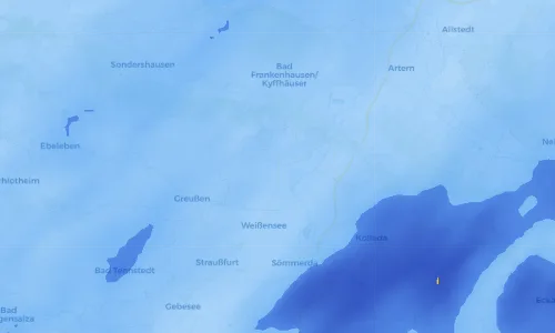 Regenradar Vorschaubild - Aktuelle Niederschläge in Kindelbrück und Umgebung