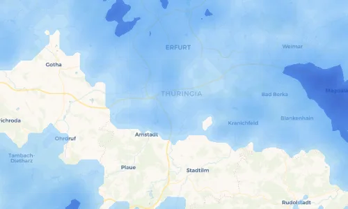 Regenradar Vorschaubild - Aktuelle Niederschläge in Kirchheim und Umgebung