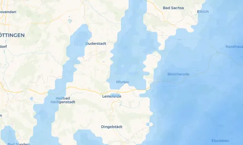 Regenradar Vorschaubild - Aktuelle Niederschläge in Kirchohmfeld und Umgebung