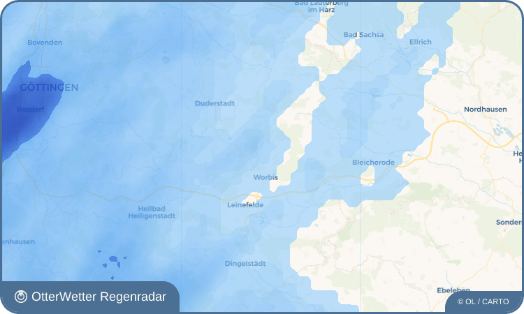 OtterWetter Regenradar-Widget Kirchohmfeld