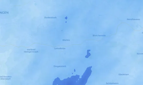 Regenradar Vorschaubild - Aktuelle Niederschläge in Kirchworbis und Umgebung