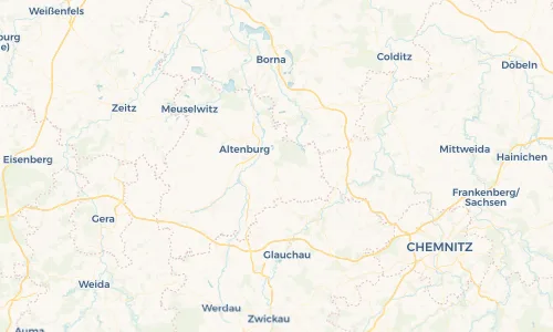 Regenradar Vorschaubild - Aktuelle Niederschläge in Klausa und Umgebung