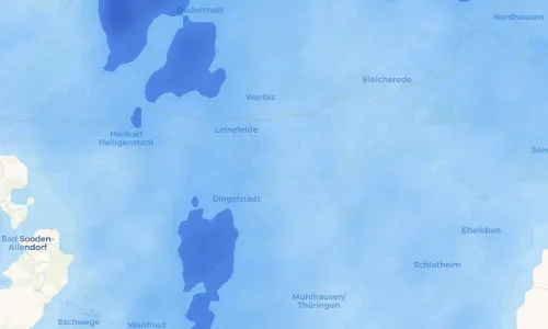 Regenradar Vorschaubild - Aktuelle Niederschläge in Kleinbartloff und Umgebung