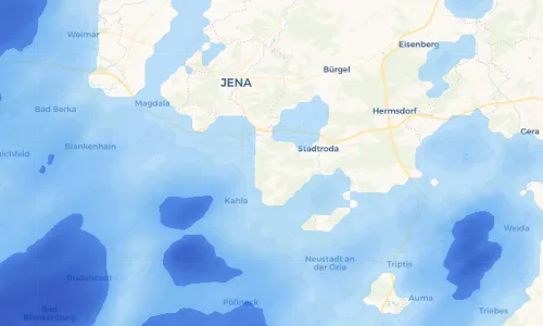 Regenradar Vorschaubild - Aktuelle Niederschläge in Kleinbockedra und Umgebung