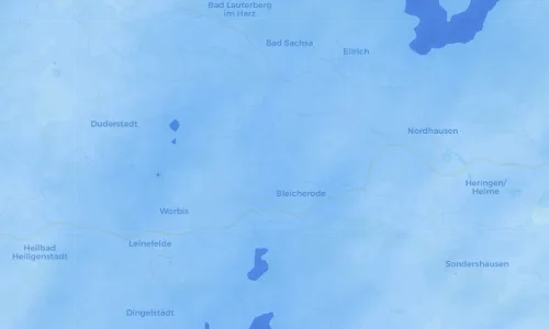 Regenradar Vorschaubild - Aktuelle Niederschläge in Kleinbodungen und Umgebung