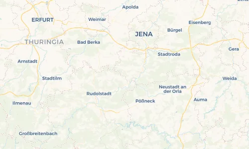 Regenradar Vorschaubild - Aktuelle Niederschläge in Kleinbucha und Umgebung