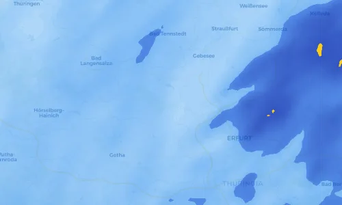 Regenradar Vorschaubild - Aktuelle Niederschläge in Kleinfahner und Umgebung